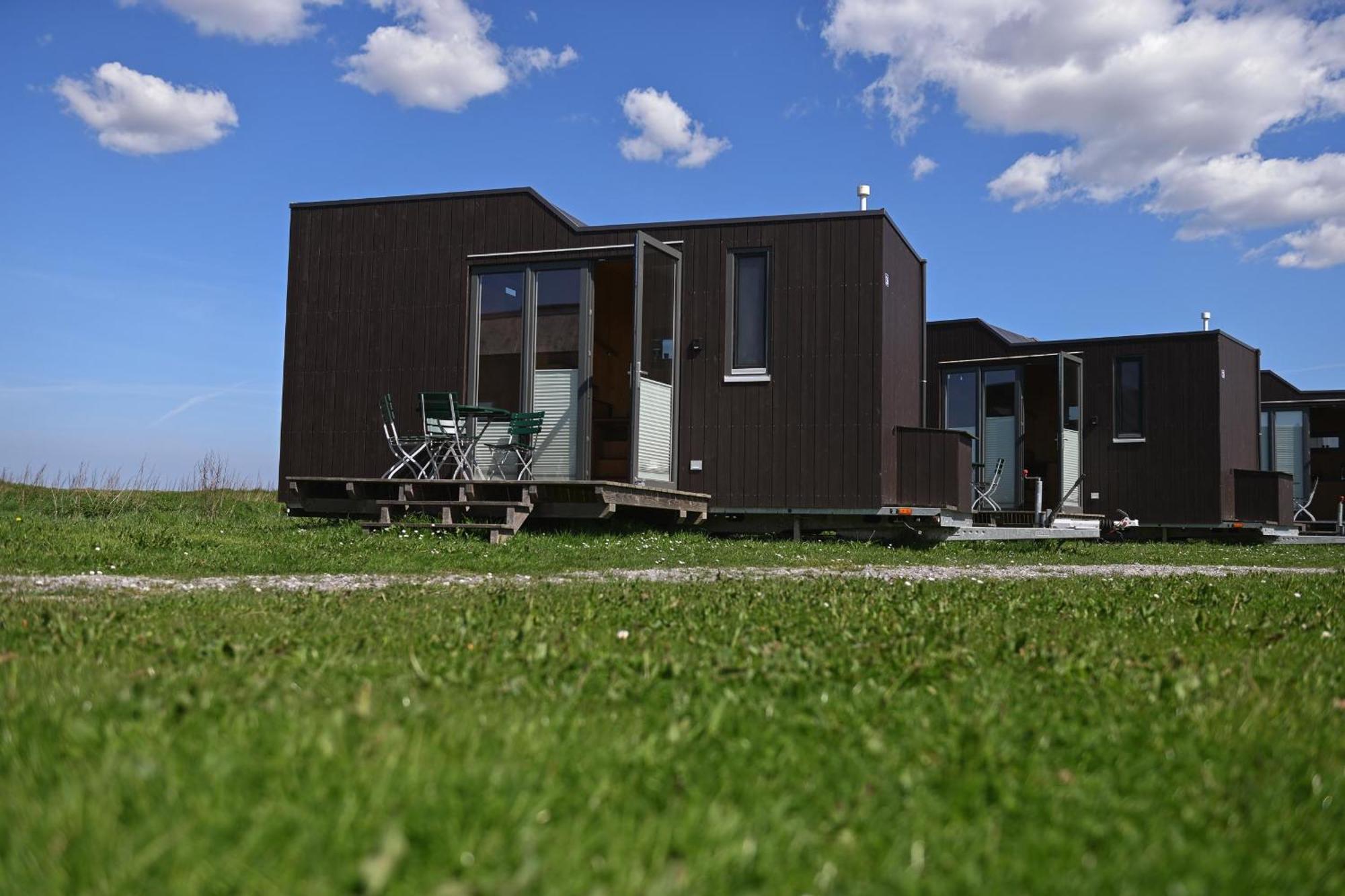 Tiny House Nature 16 Zur Meerseite - Green Tiny Village Harlesiel Каролинензил Екстериор снимка