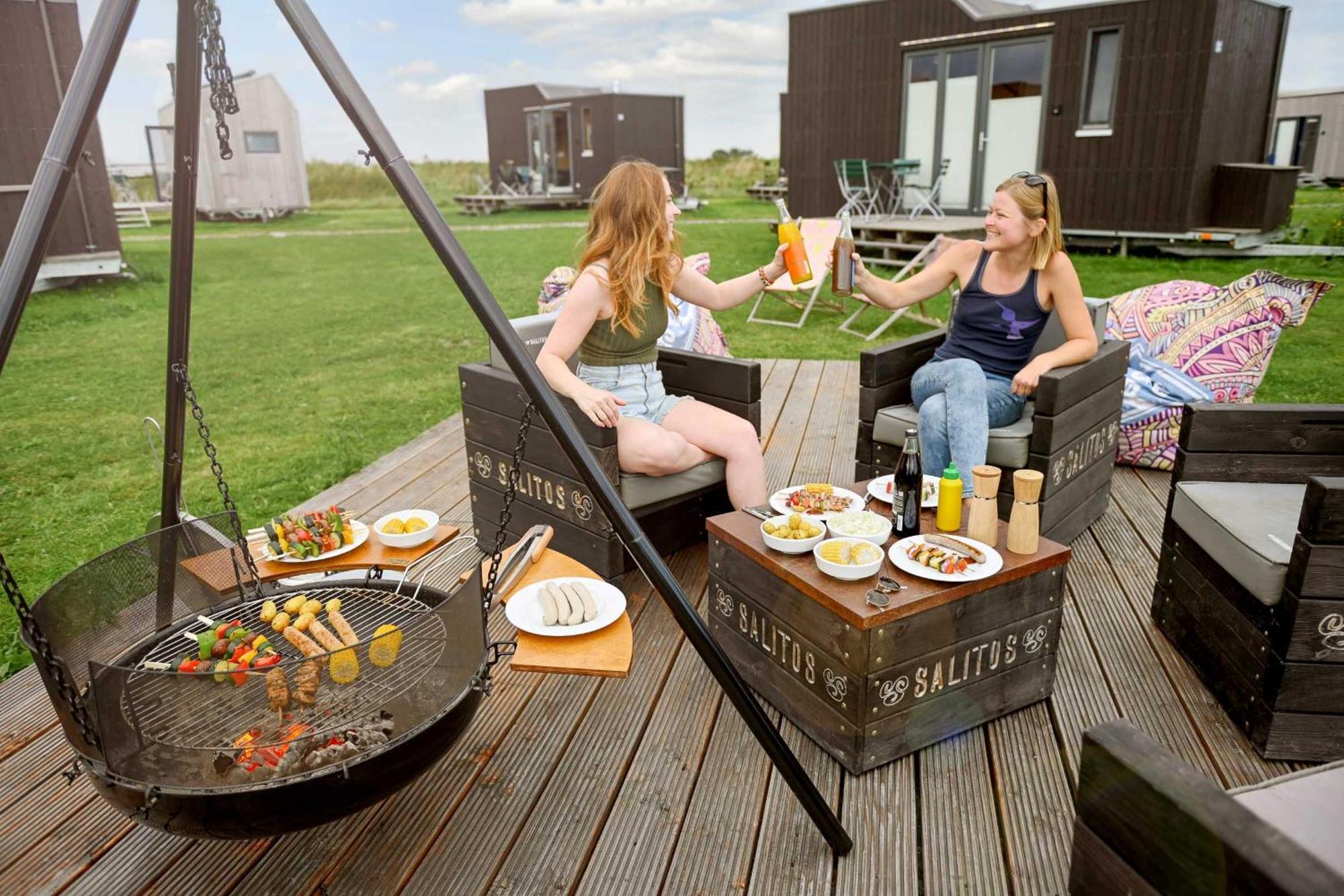 Tiny House Nature 16 Zur Meerseite - Green Tiny Village Harlesiel Каролинензил Екстериор снимка